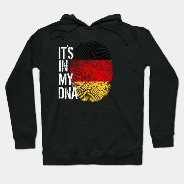 Germany Flag Fingerprint My Story DNA German Hoodie by Your Culture & Merch